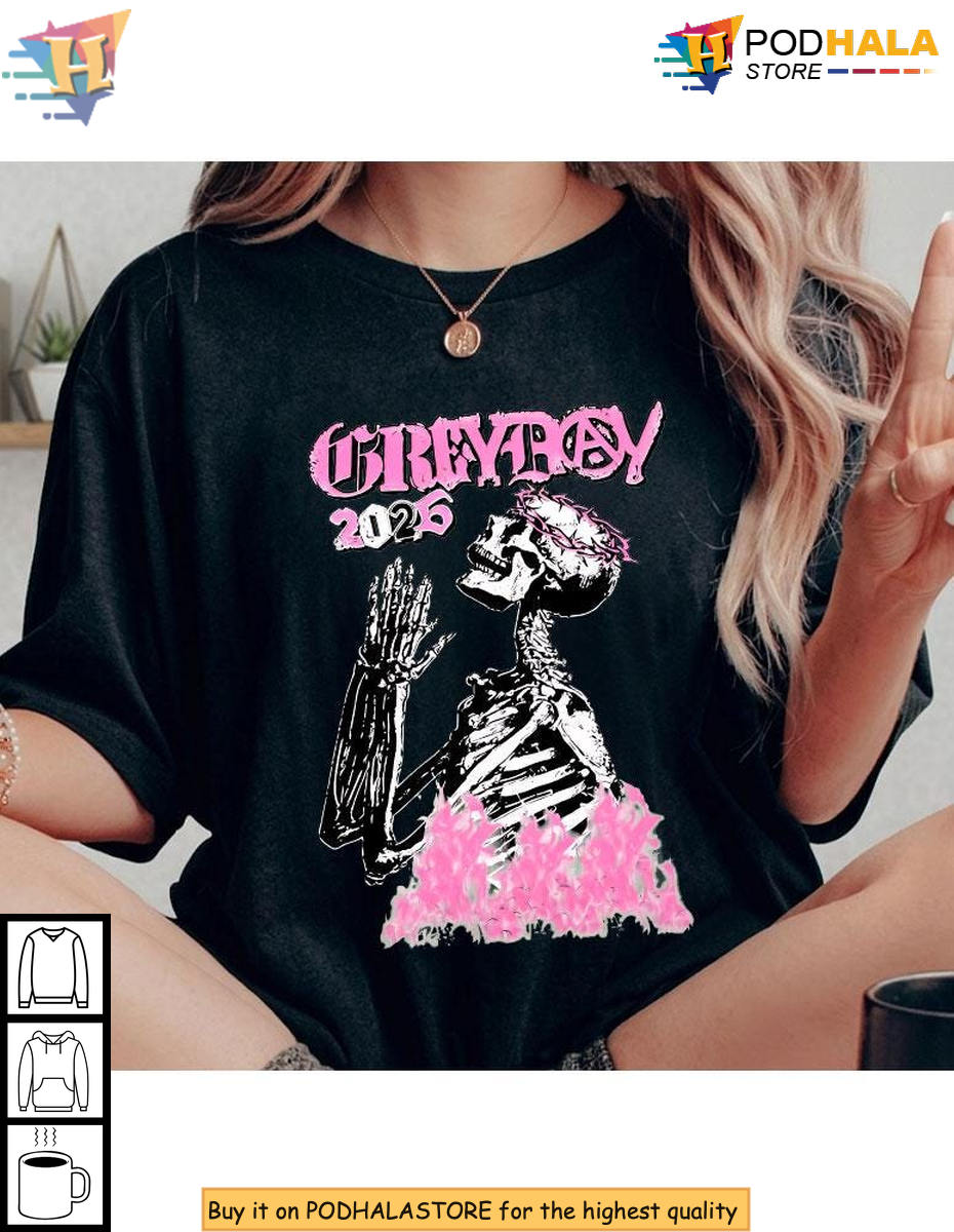 Grey Day 2026 Tour Merch Shirt Suicideboys G59 Unisex Rapper Clothing Fan