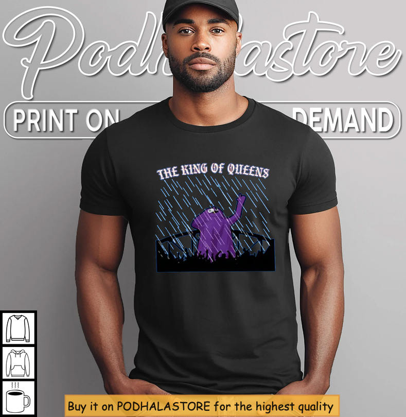 Grimace Mets Shirt, The King Of Queens Rain Scene Meme Tee For Fans