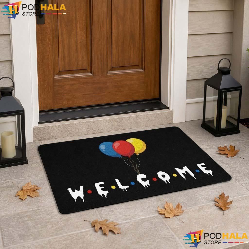 Halloween Balloon Welcome Doormat Cute Colorful Non Slip Entrance Rug Home Decor - View 1 Halloween Balloon Welcome Doormat Cute Colorful Non Slip Entrance Rug Home Decor - View 1