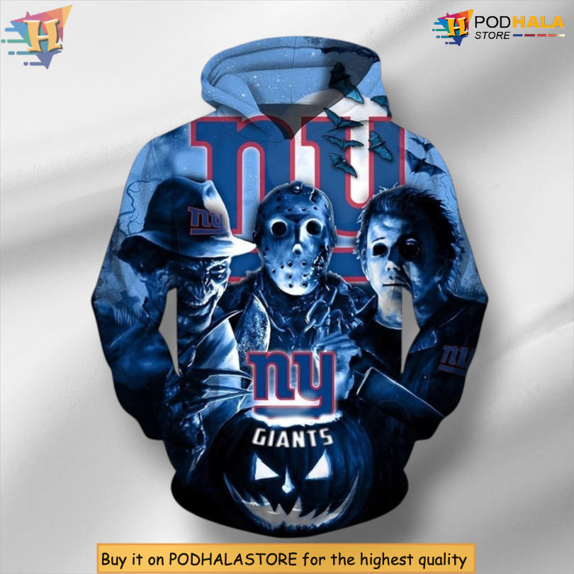 Halloween Pullover Edition New York Giants Sweatshirt Hoodie Horror Theme