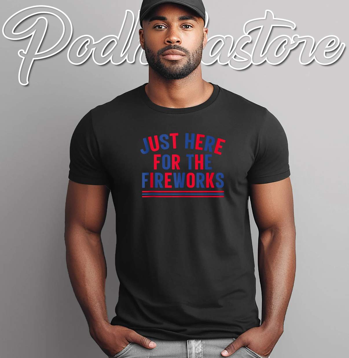 Here For The Fireworks Shirt Men Funny Fourth Of July Couple Matching Apparel
