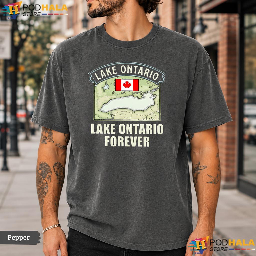 Heritage Nature Lake Ontario Comfort Colors T-Shirt Forever Graphic Tee