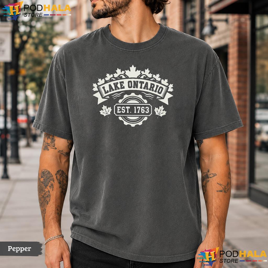 Heritage Pride Lake Ontario Comfort Colors T-Shirt Vintage Canadian Tee