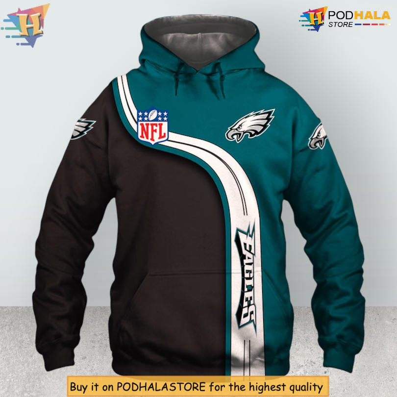 Highway Eagle Artwork Youth Philadelphia Eagles Hoodie Pullover For Fans