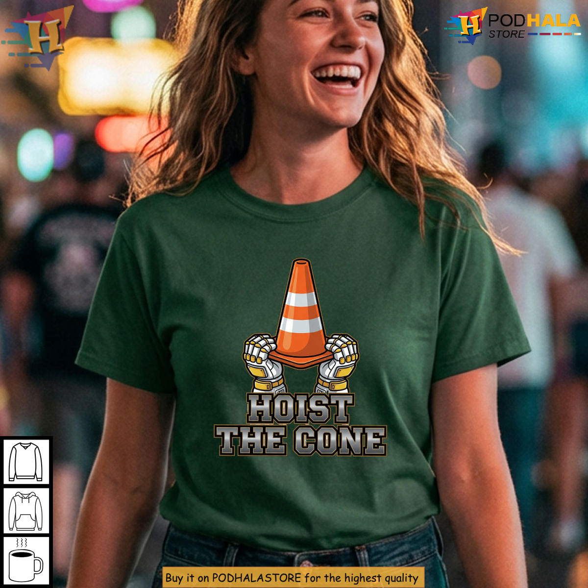 Hoist The Cone Baseball Meme Dugout Celebration 2026 T-Shirt For Sports Fans