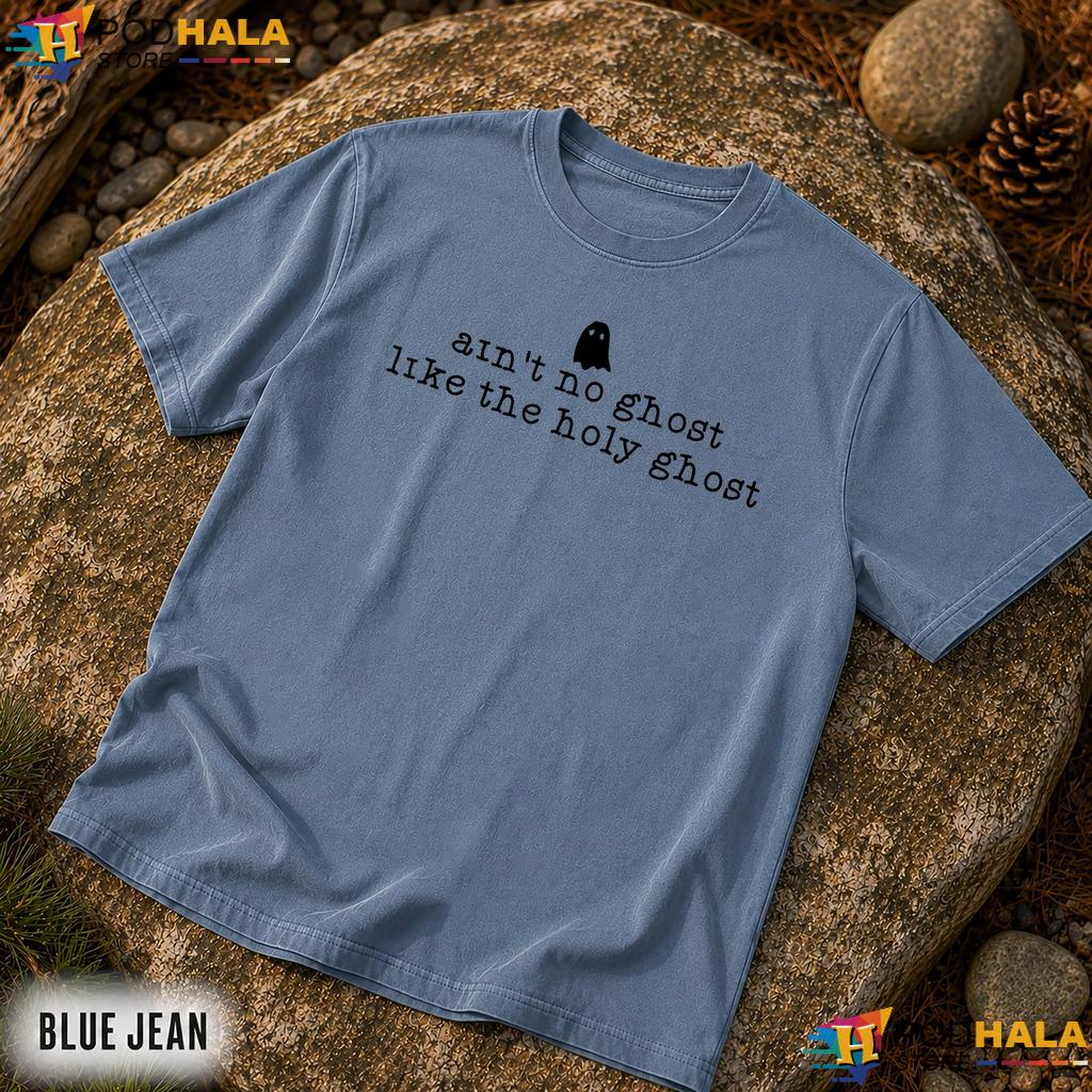 Holy Ghost Christian Comfort Colors T-Shirt Funny Halloween Apparel