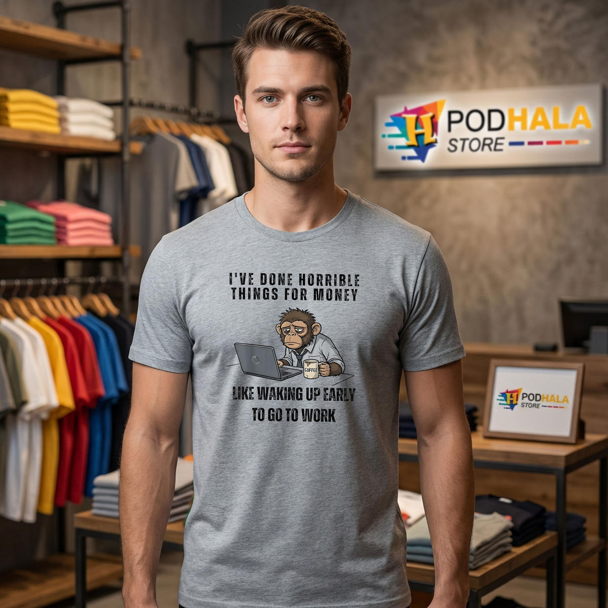 Horrible Things For Money Shirt 2026 Funny Job Meme Work Graphic Fan Apparel