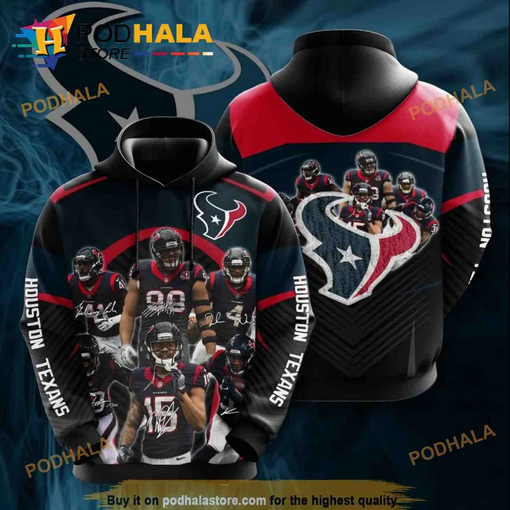 Houston Texans Football Fan 3d Hoodie Sweatshirt For Game Day Enthusiasts