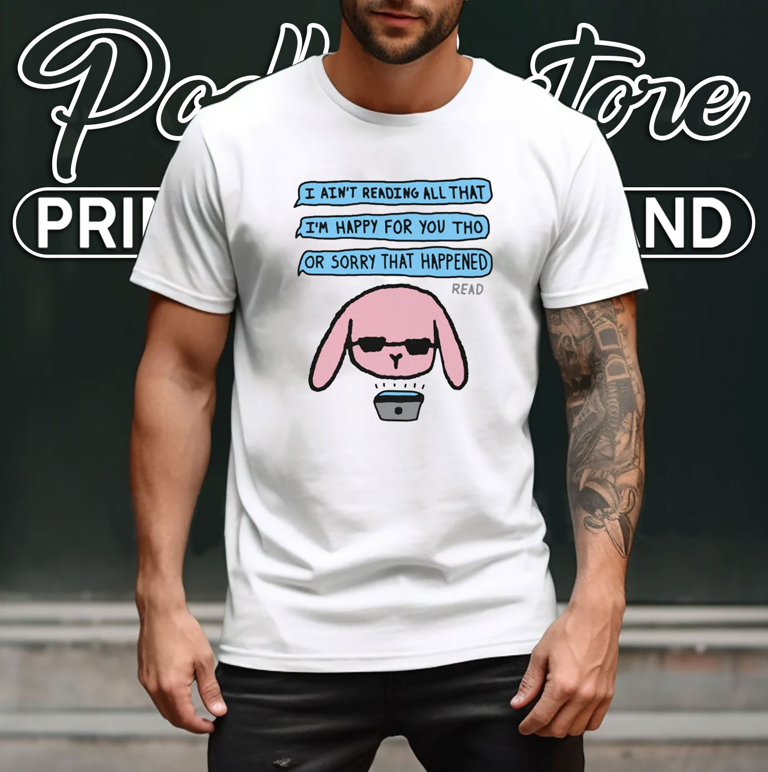I Aint Reading All That Shirt Funny Meme Tee For Internet Humor Fans