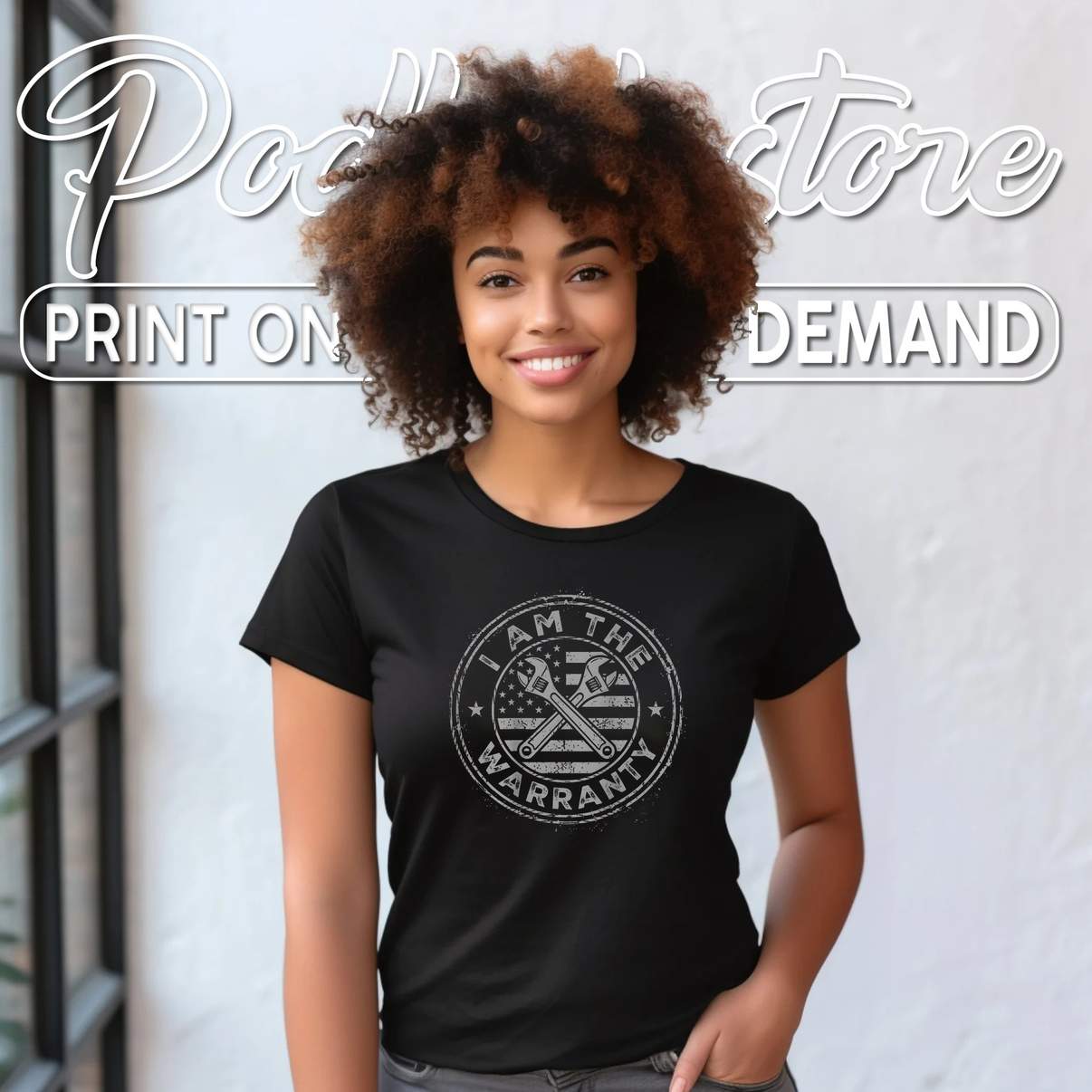 I Am The Warranty Shirt Mechanic Handyman Humor Funny Design Graphic Apparel