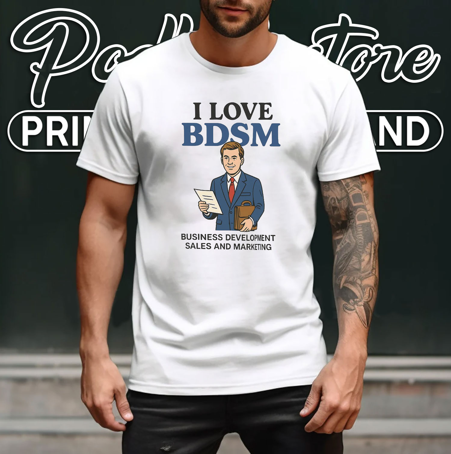 I Love BDSM Business Development Sales And Marketing Shirt Funny Office Humor Tee