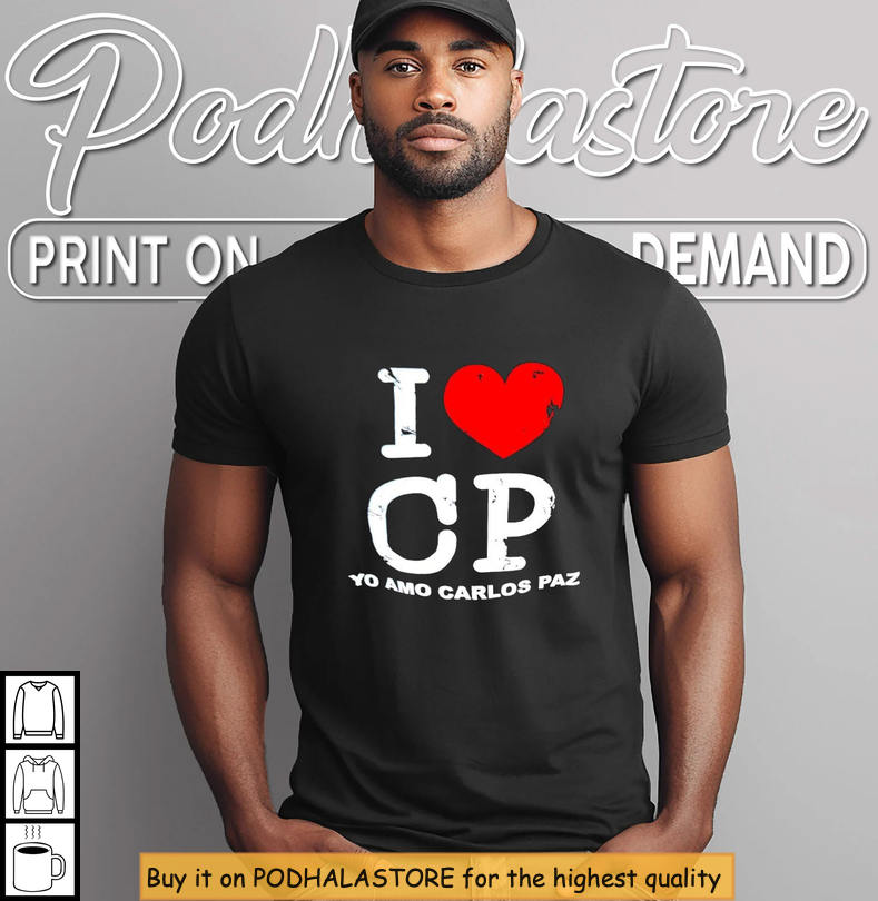 I Love Cp Yo Amo Carlos Paz Travel Souvenir Shirt For Argentina Fans