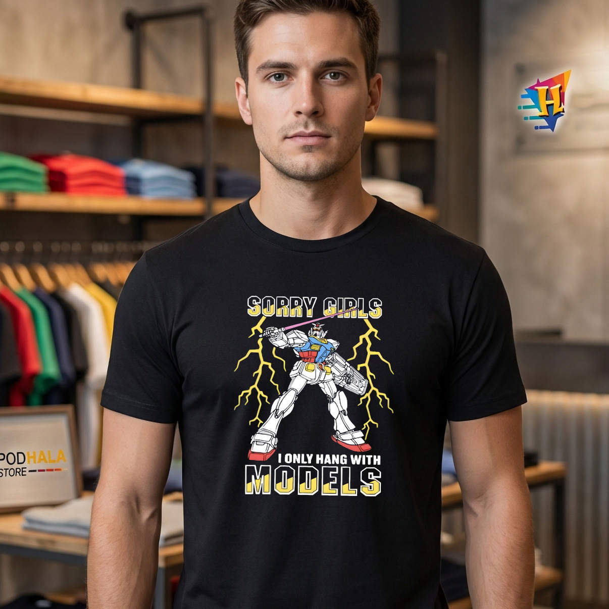 I Only Hang With Mech Models Sorry Girls Shirt 2026 Funny Gamer Fan Apparel