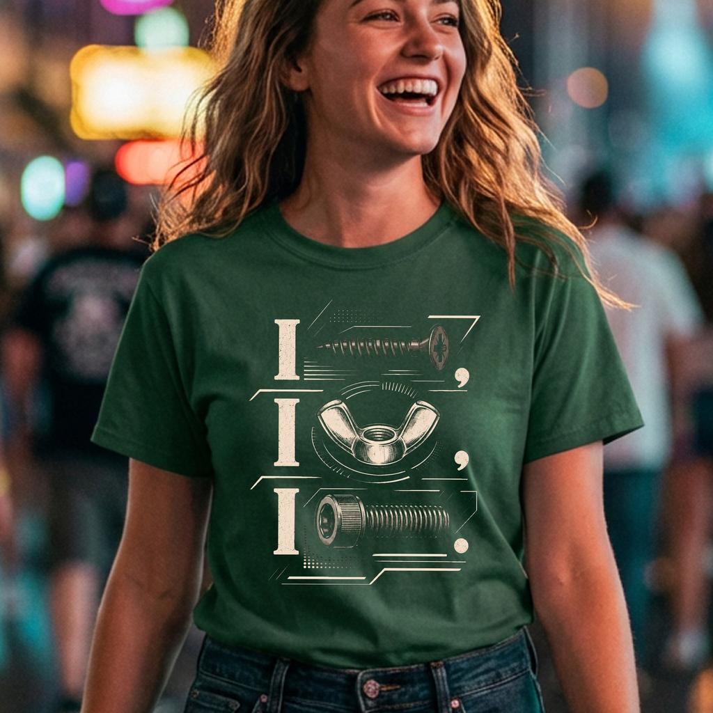 I Screw Nut Bolt Shirt Funny Mechanic Car Adult Humor Graphic Top Men I Screw Nut Bolt Shirt Funny Mechanic Car Adult Humor Graphic Top Men