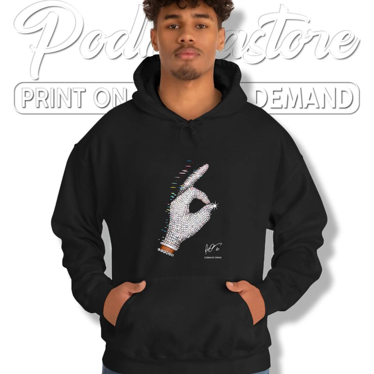 Iceman By Drake Album Signature Shirt Rap Music Concert Fan Graphic For Mens
