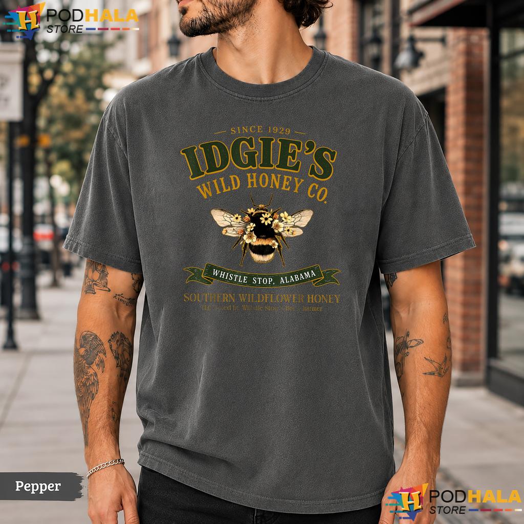 Idgies Wild Honey Co Comfort Colors T-Shirt Southern Whistle Stop Cafe Top