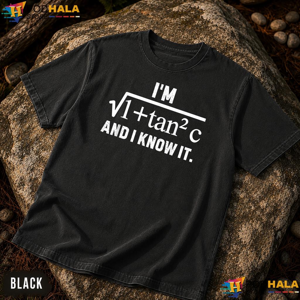 Im Sec C And I Know It Comfort Colors T-Shirt Funny Math Humor Graphic Top