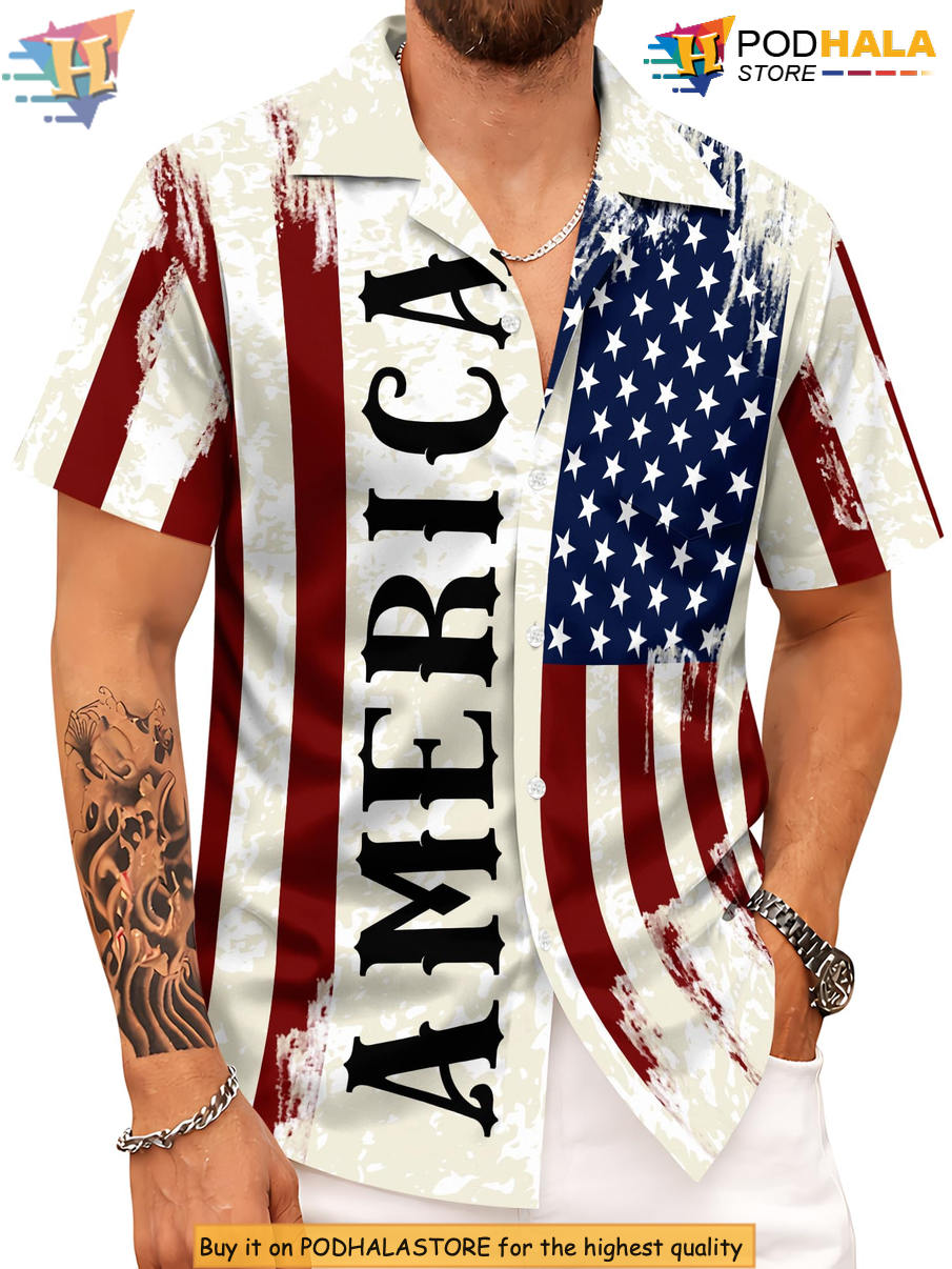 Independence Day America 250th Hawaiian Shirt 2026 Patriotic Fan Apparel Gear