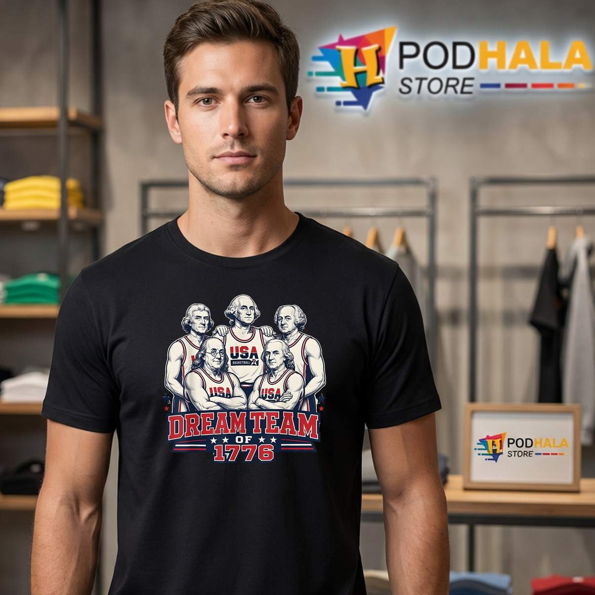 Independence Team 1776 America Shirt Undefeated Since Fourth Of July Apparel