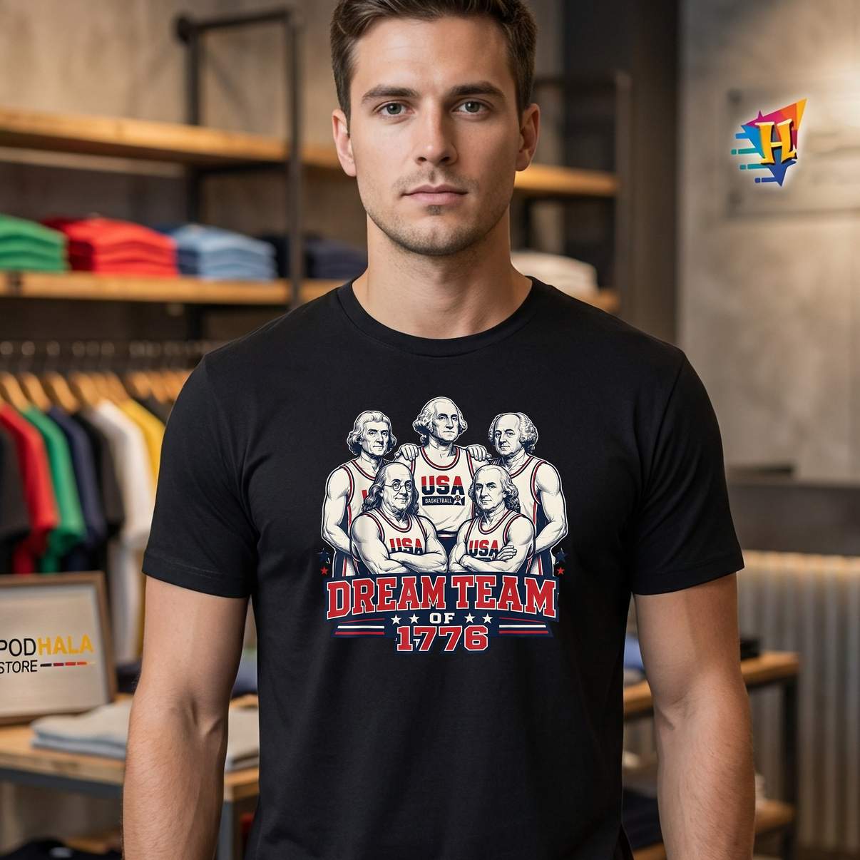Independence Team 1776 America T-Shirt Undefeated Since Fourth Of July Apparel Independence Team 1776 America T-Shirt Undefeated Since Fourth Of July Apparel