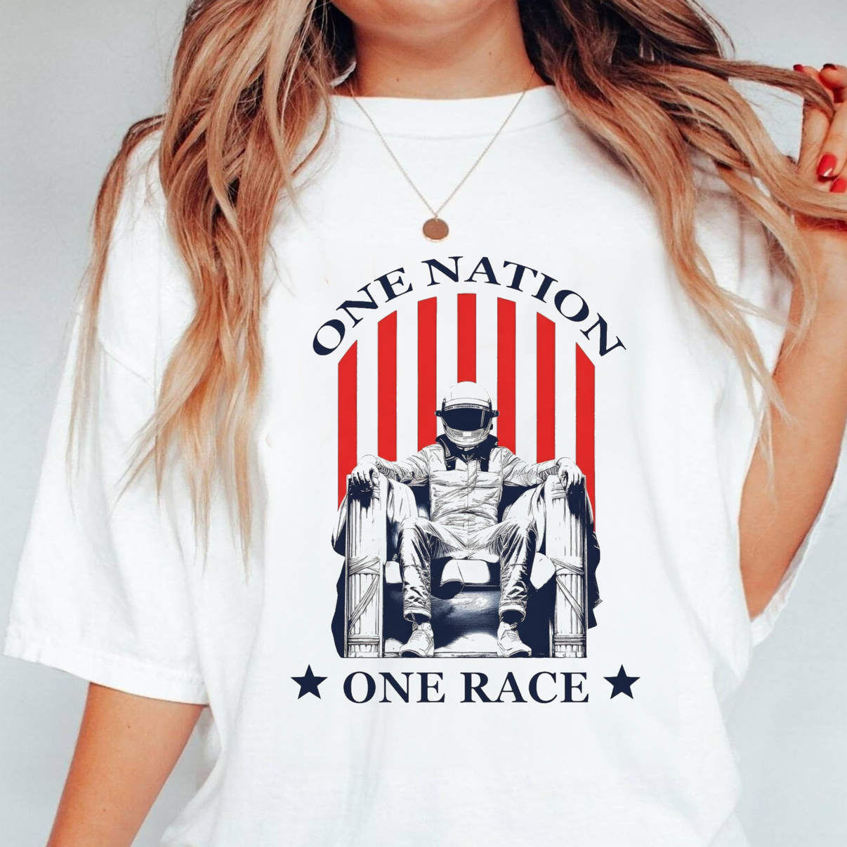 Indycar 2026 American Racing Shirt One Nation One Race Fan Graphic Design Art
