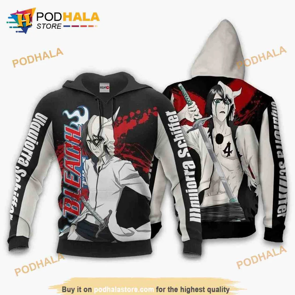 Intense Ulquiorra Schiffer Bleach 3d Hoodie With Dramatic Design