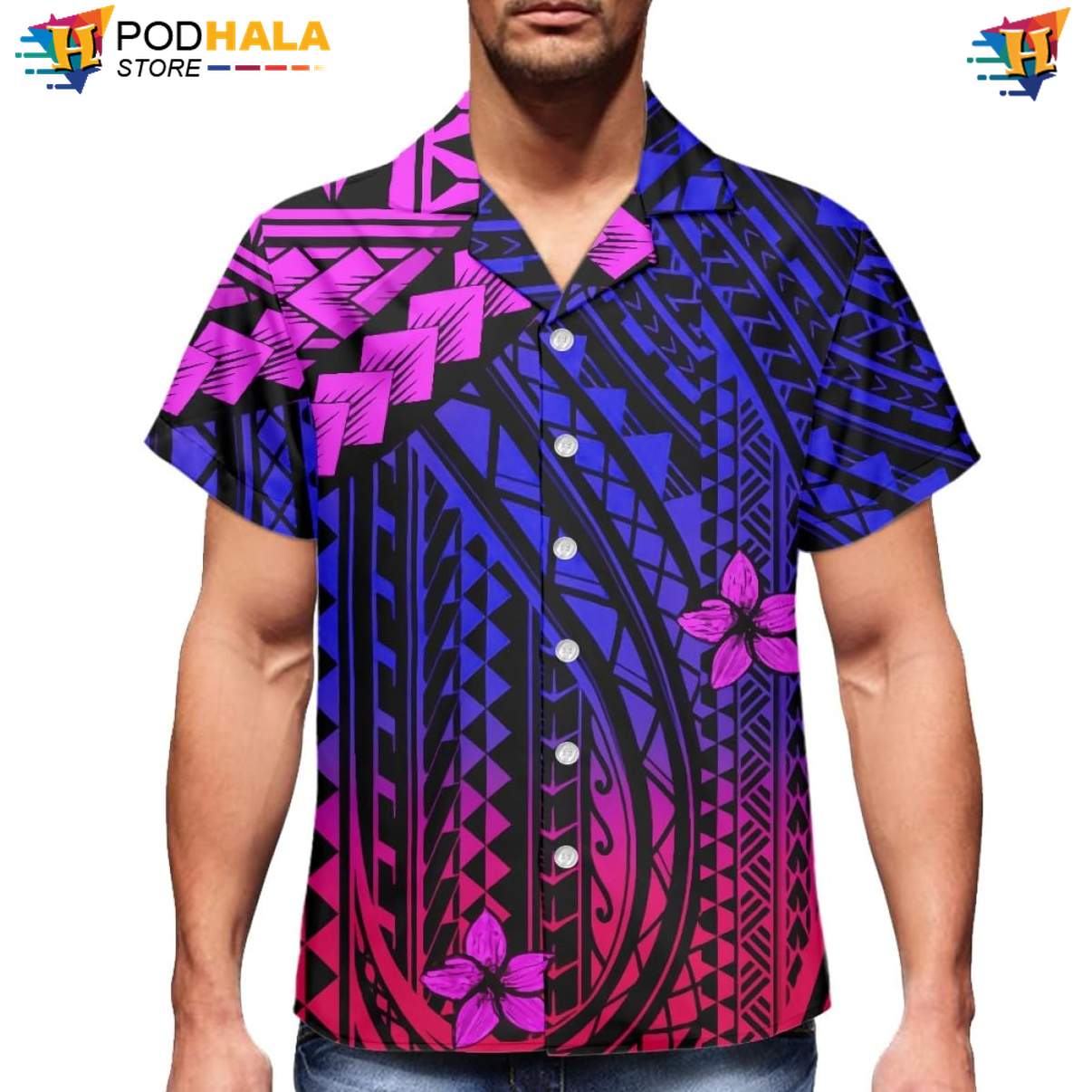 Island Plumeria Tropical Shirt Mens Polynesian Samoa Traditional Vacation Top Island Plumeria Tropical Shirt Mens Polynesian Samoa Traditional Vacation Top
