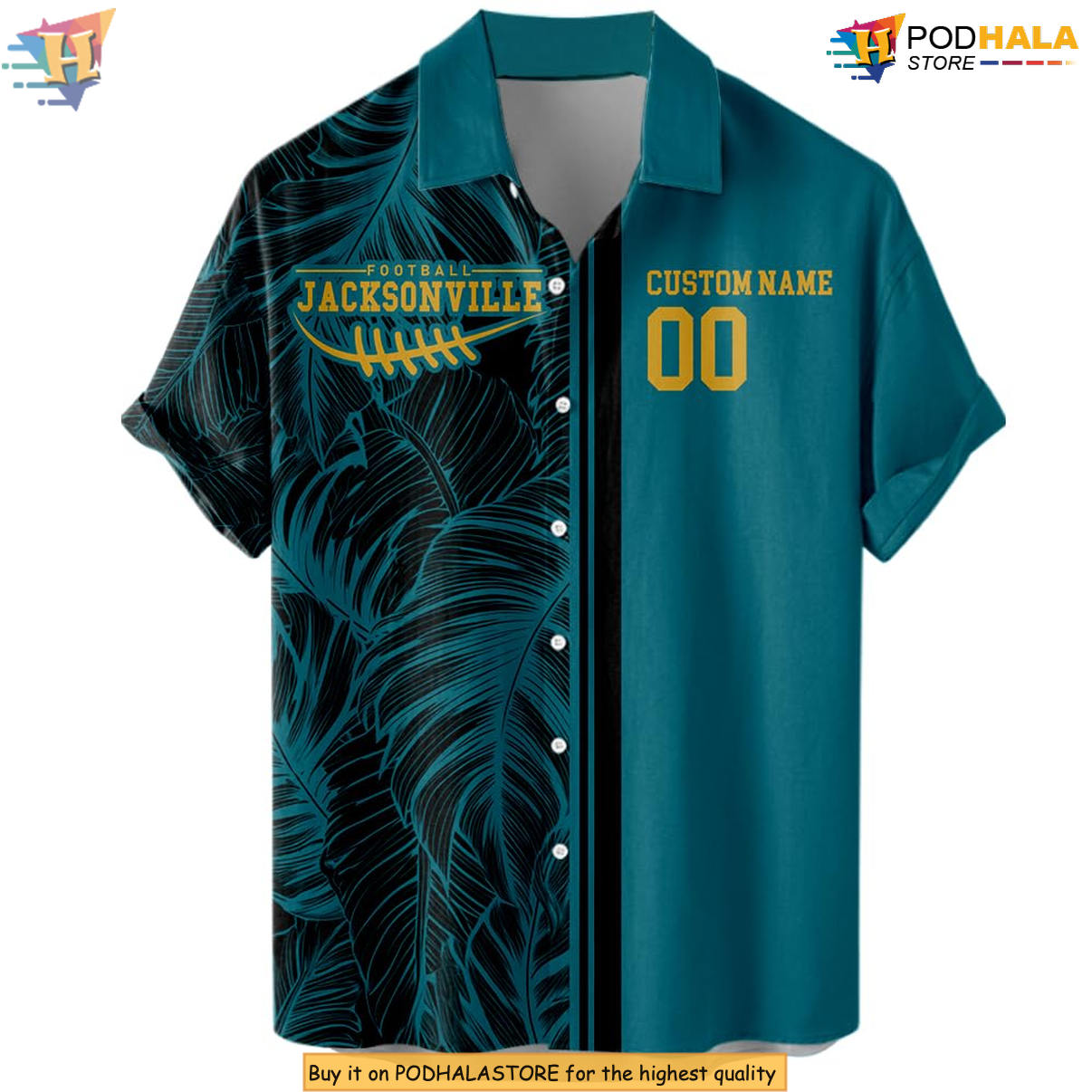 Jacksonville Football Custom Hawaiian Shirt 2026 Personalized Tropical Gear