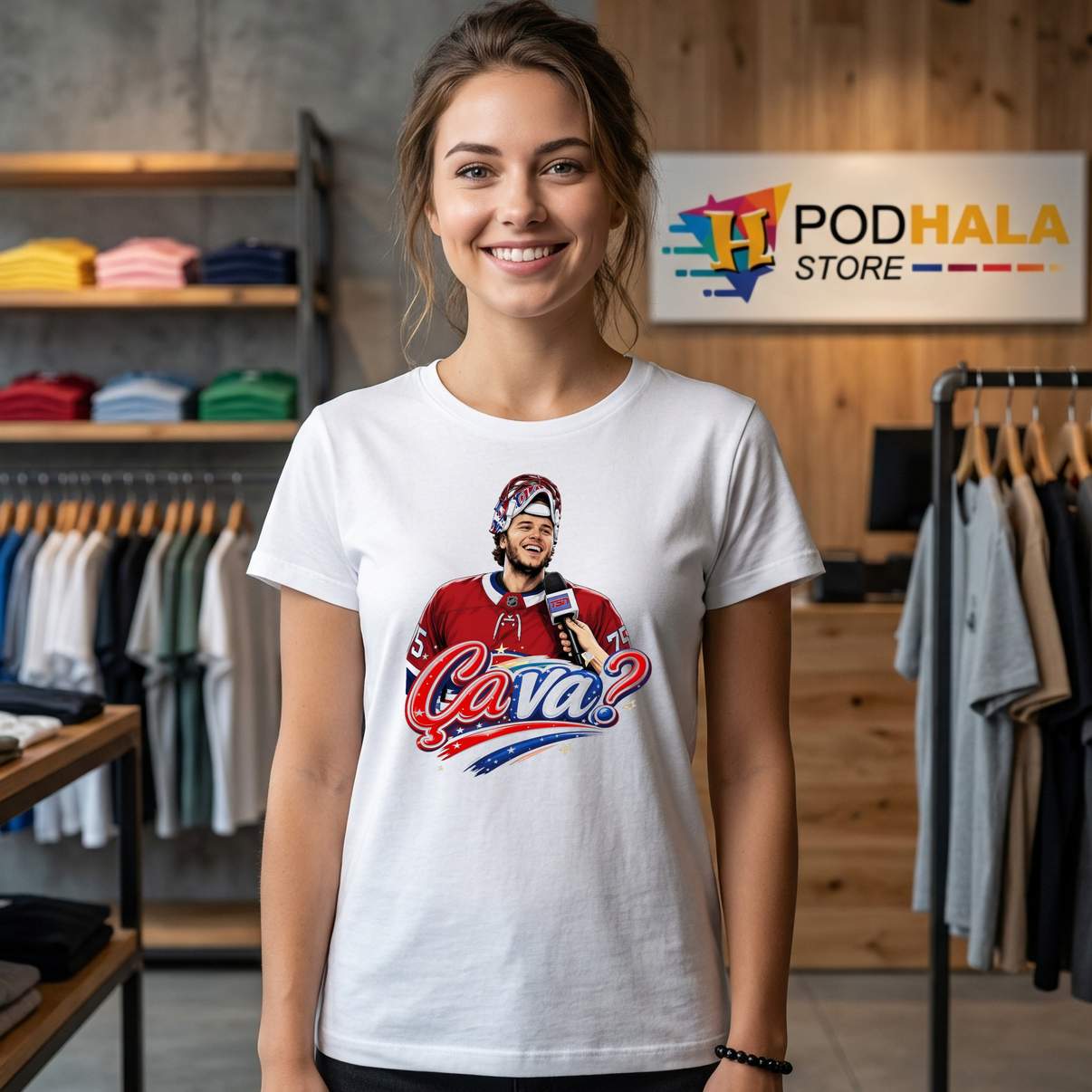 Jakub Dobes Montreal Canadiens Shirt NHL Ca Va Hockey Sports Fan Graphic Men