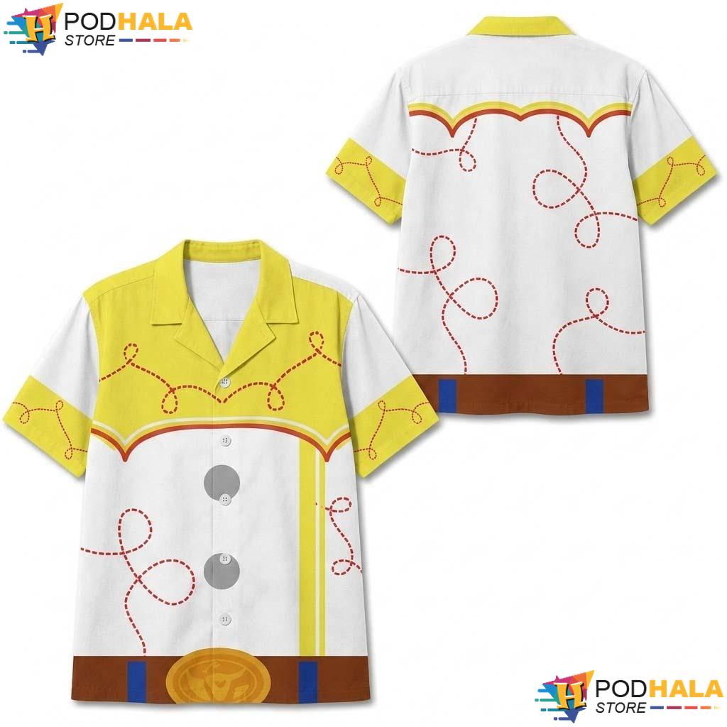 Jessie Costume Halloween Hawaiian Shirt Toy Story Western Cosplay Aloha