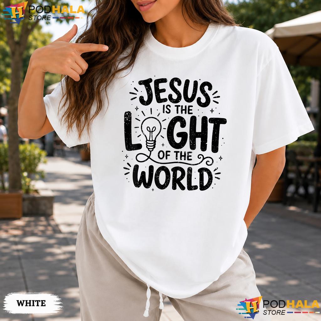 Jesus Light Of The World Comfort Colors Tshirt Christian Bible Verse Top Jesus Light Of The World Comfort Colors Tshirt Christian Bible Verse Top