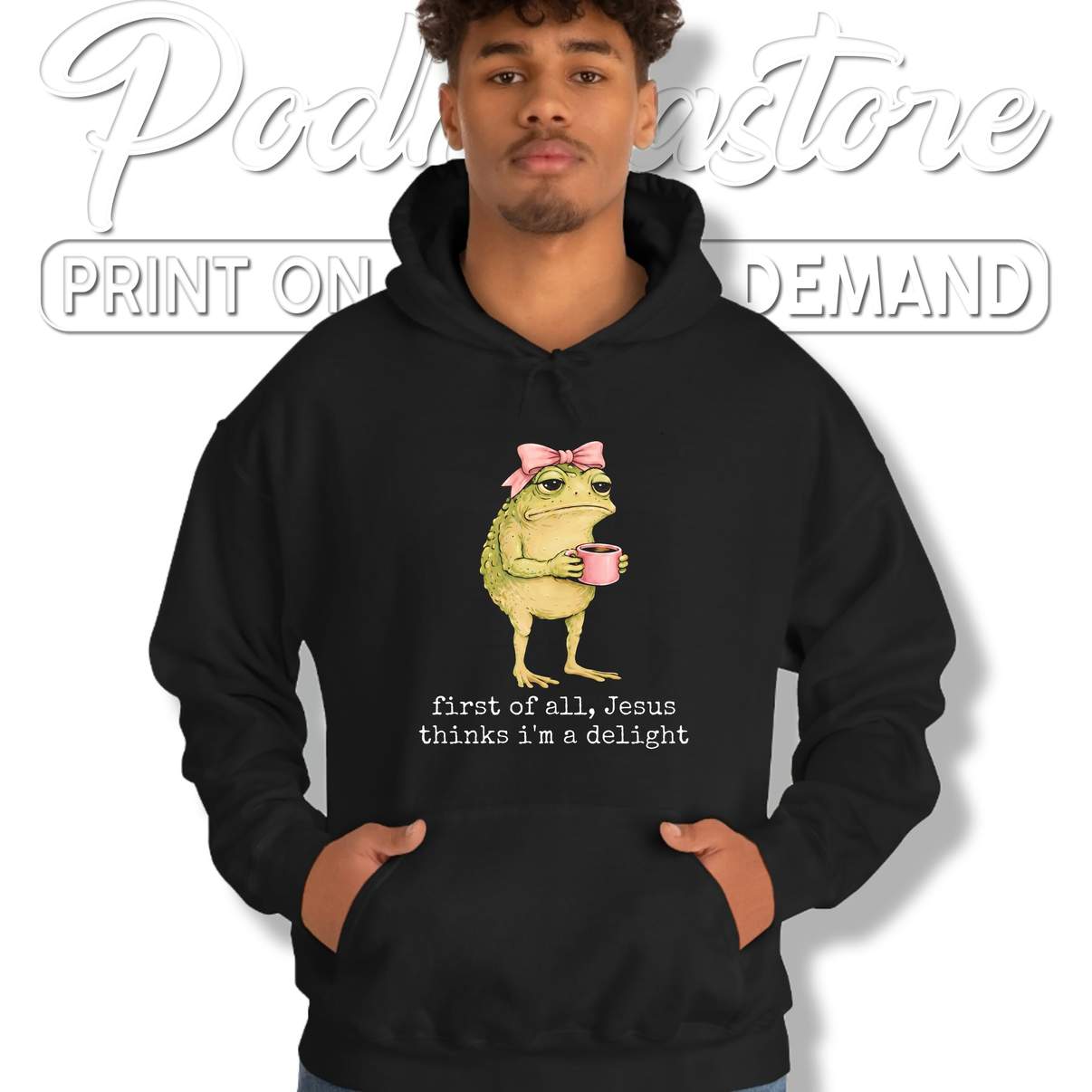 Jesus Thinks Im A Delight Frog T-Shirt First Of All Cute Graphic For Mens Jesus Thinks Im A Delight Frog T-Shirt First Of All Cute Graphic For Mens