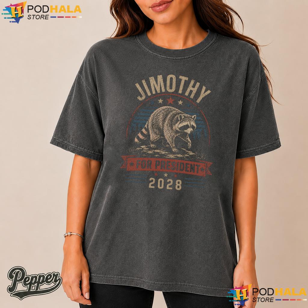Jimothy For President Comfort Colors Tshirt Viral Raccoon Funny Meme Top Jimothy For President Comfort Colors Tshirt Viral Raccoon Funny Meme Top