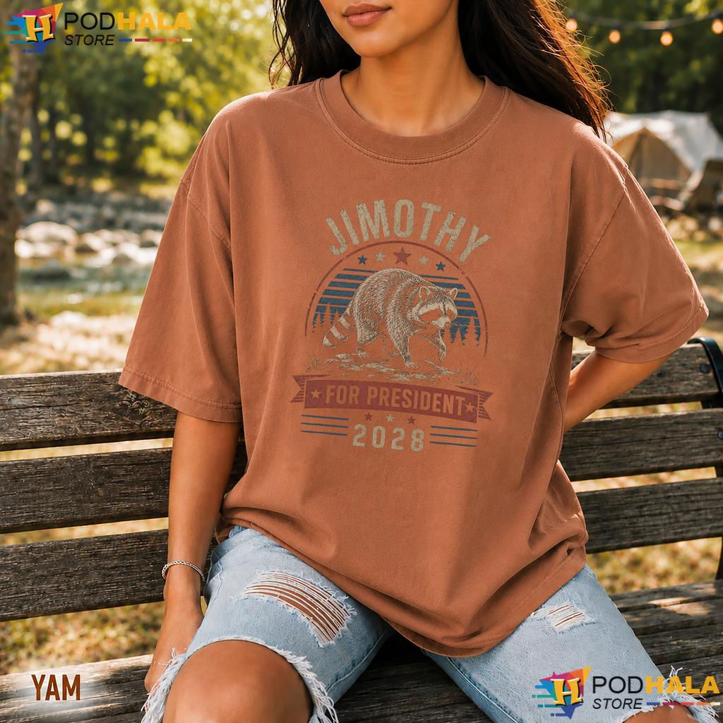 Jimothy For President Comfort Colors Tee Viral Raccoon Funny Meme Top Jimothy For President Comfort Colors Tee Viral Raccoon Funny Meme Top