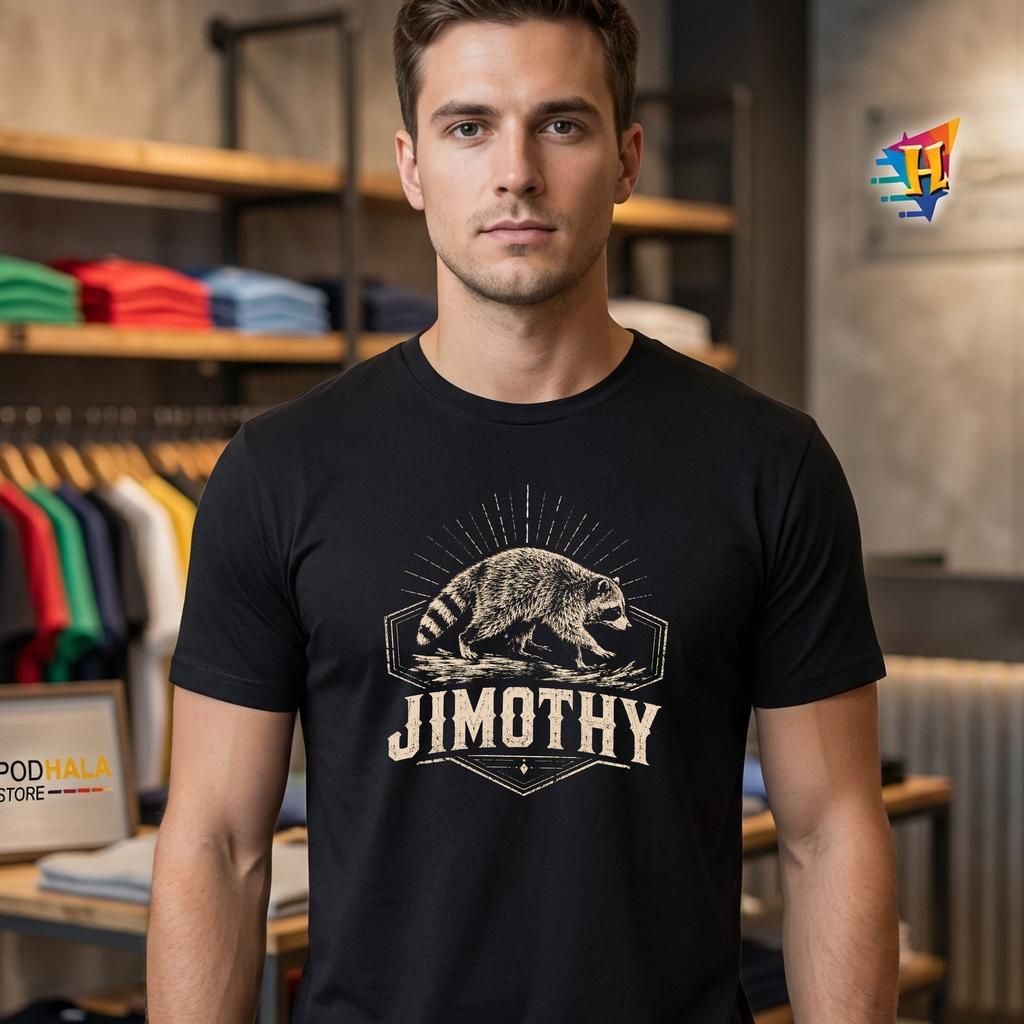 Jimothy From Seattle Shirt Funny Raccoon Viral Animal Meme Graphic Top Jimothy From Seattle Shirt Funny Raccoon Viral Animal Meme Graphic Top