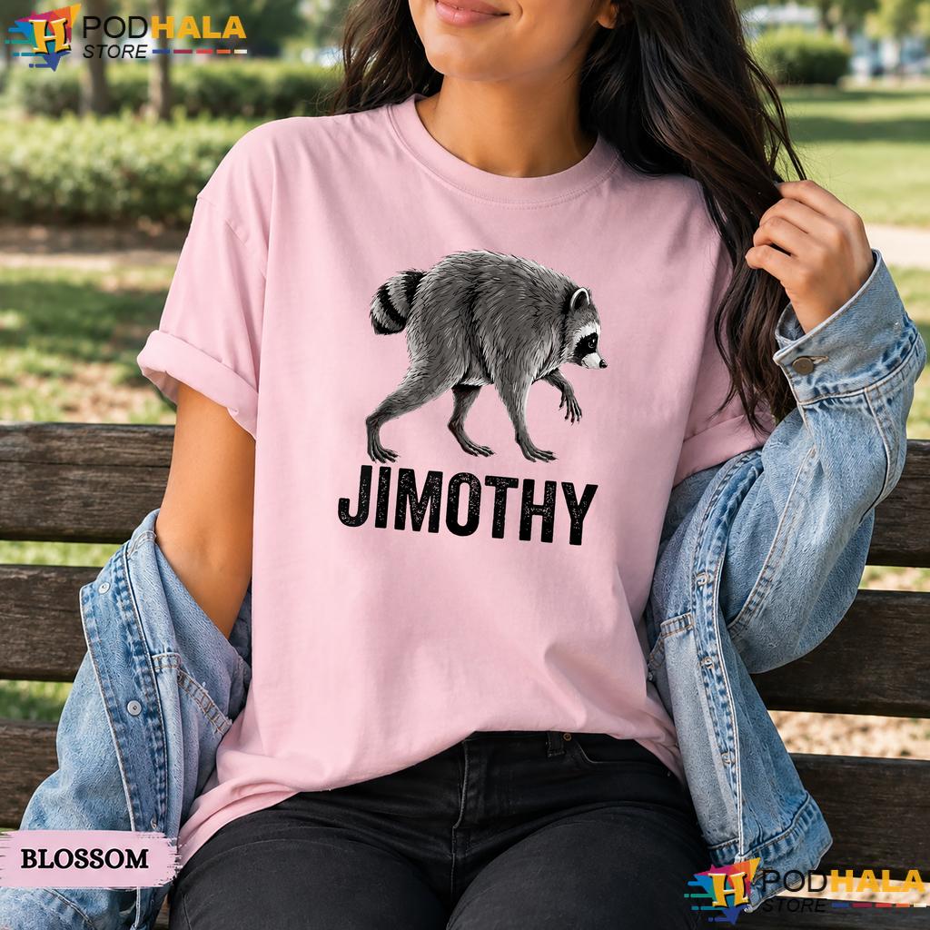 Jimothy Raccoon Meme Comfort Colors T-Shirt Funny Trash Panda Animal Apparel