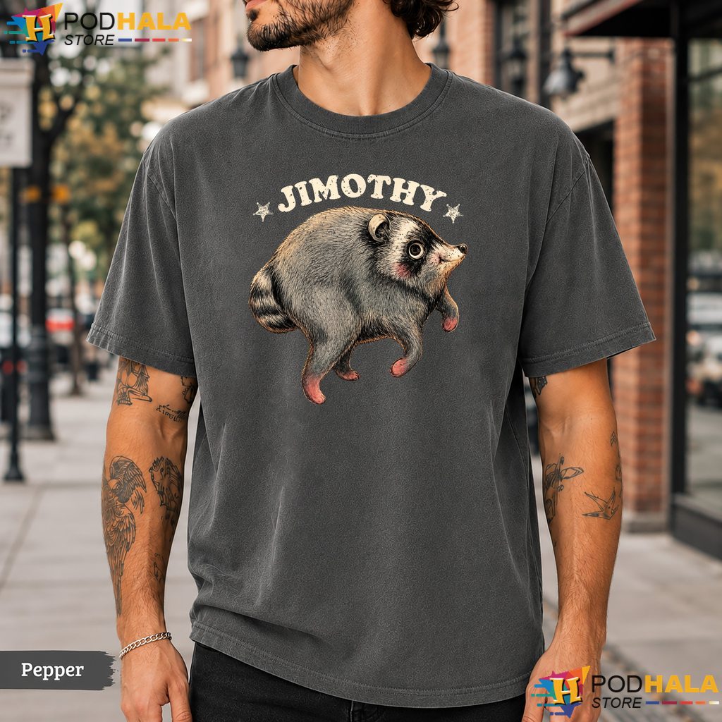 Jimothy Seattle Raccoon Comfort Colors T-Shirt Cute Funny Animal Meme Apparel