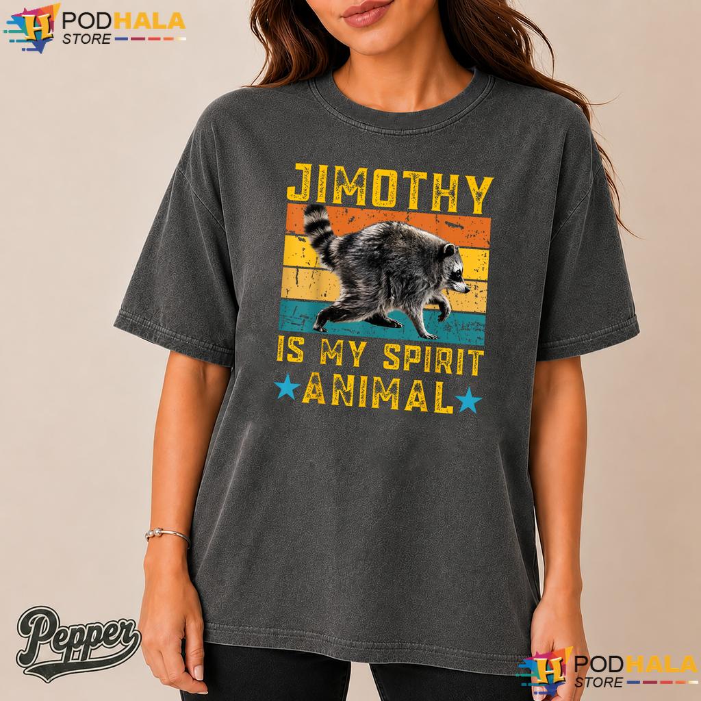 Jimothy Spirit Animal Comfort Colors Tshirt Funny Raccoon Meme Apparel Jimothy Spirit Animal Comfort Colors Tshirt Funny Raccoon Meme Apparel