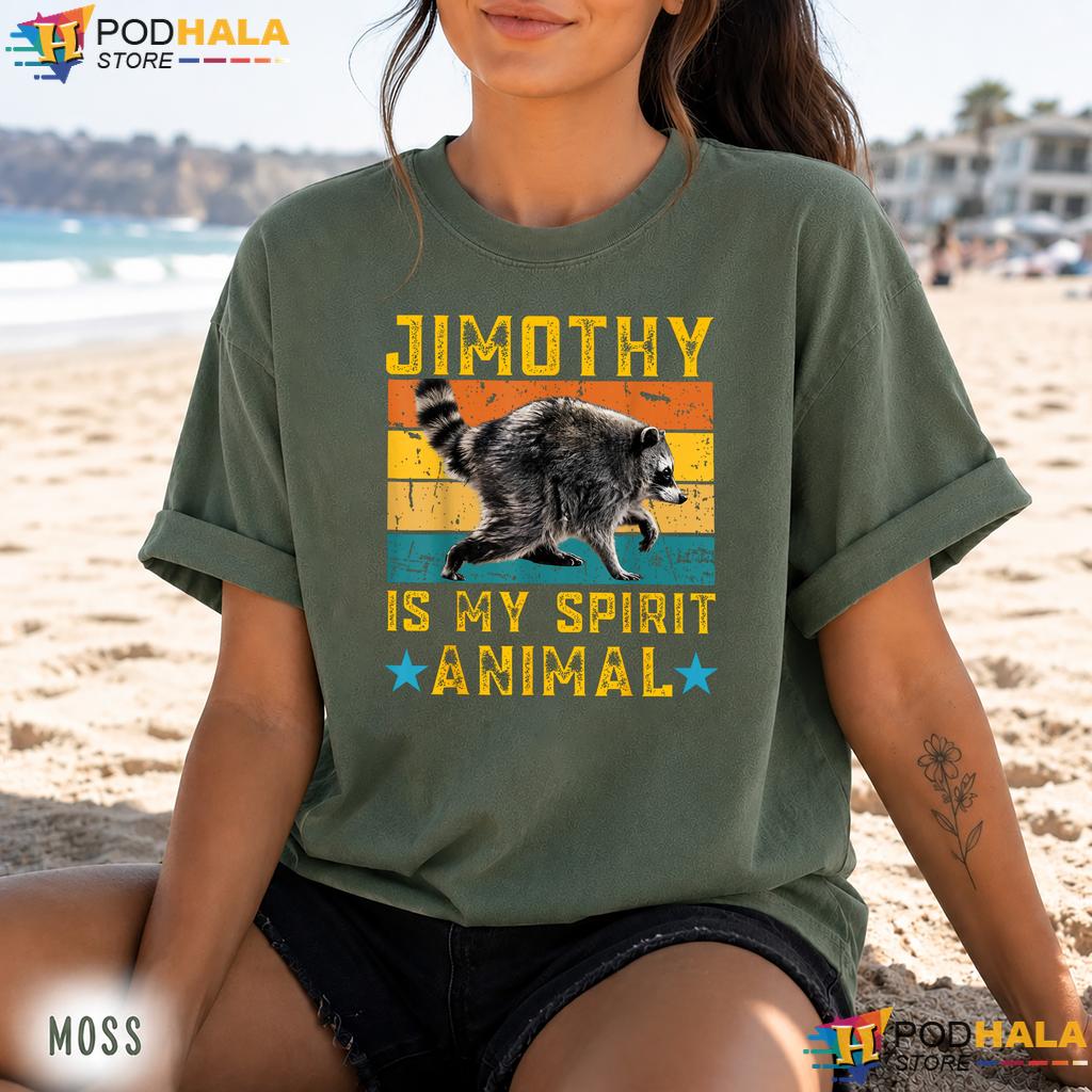 Jimothy Spirit Animal Comfort Colors Tee Funny Raccoon Meme Apparel Jimothy Spirit Animal Comfort Colors Tee Funny Raccoon Meme Apparel