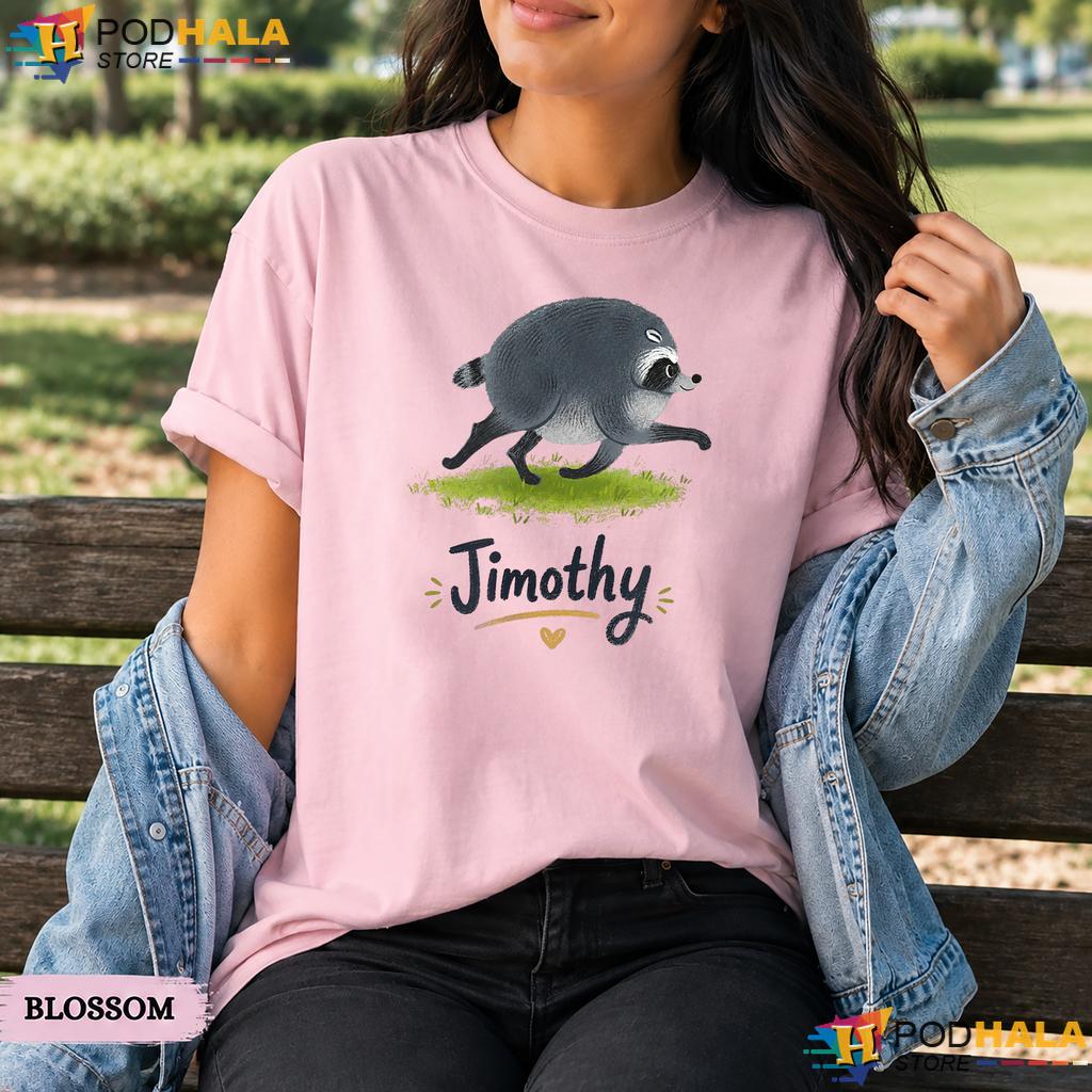 Jimothy Viral Raccoon Comfort Colors T-Shirt Funny Trash Panda Wildlife Top