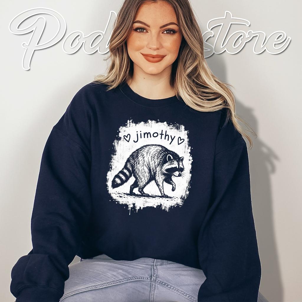 Jimothy Viral Raccoon Tshirt Funny Meme Trash Panda Wildlife Graphic Top Jimothy Viral Raccoon Tshirt Funny Meme Trash Panda Wildlife Graphic Top