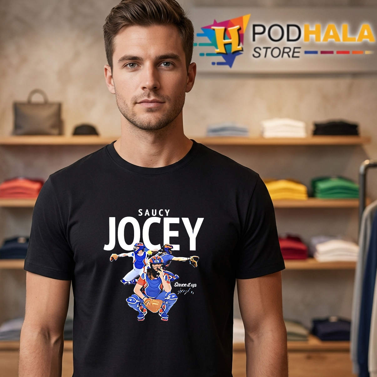 Jocelyn Erickson Saucy Jocey Sauce Shirt Florida Gators Softball Fan Graphic