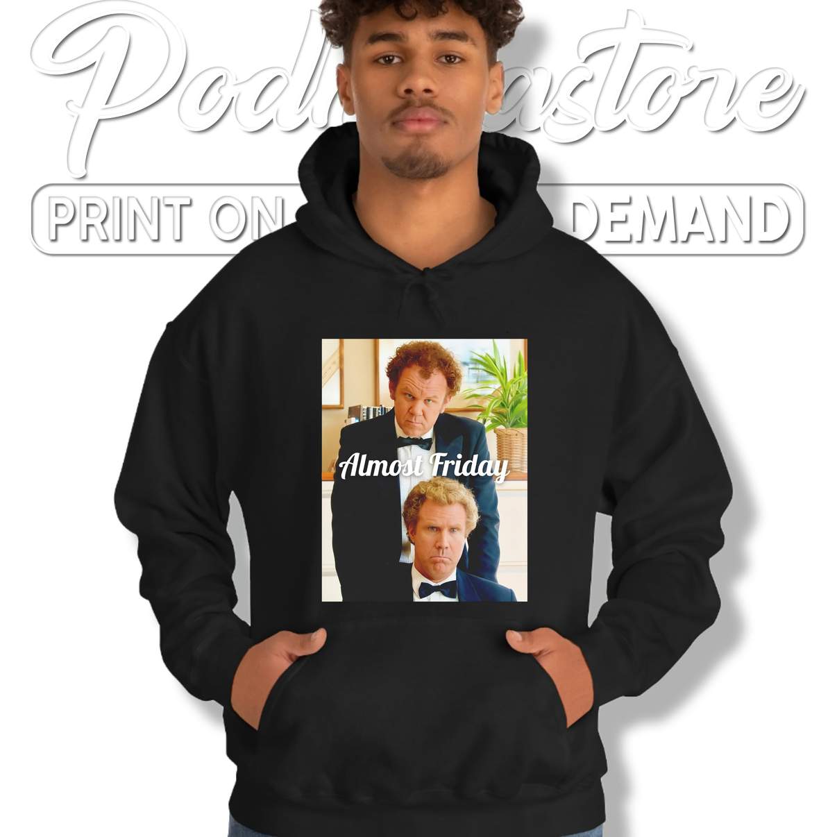 John C Reilly Will Ferrel Shirt Almost Friday Interview Funny Graphic Design