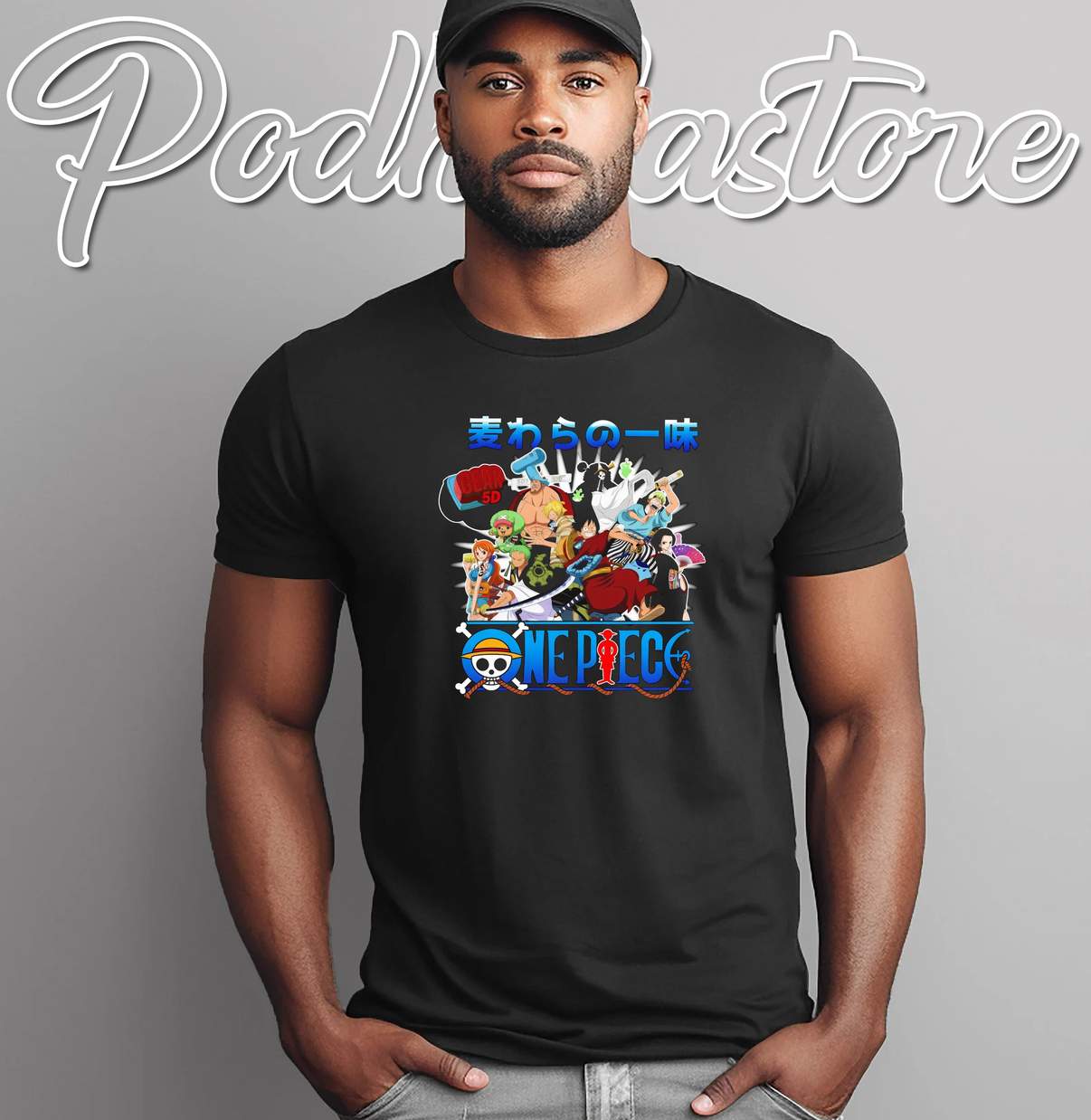 Julio Rodriguez One Piece Crew Shirt Baseball Sports Anime Fan Graphic Art