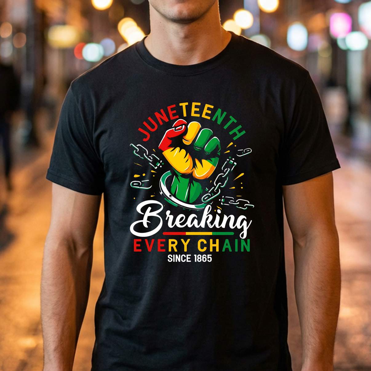Juneteenth African American Tee Freedom 1865 Pride Graphic For Mens Tops Juneteenth African American Tee Freedom 1865 Pride Graphic For Mens Tops