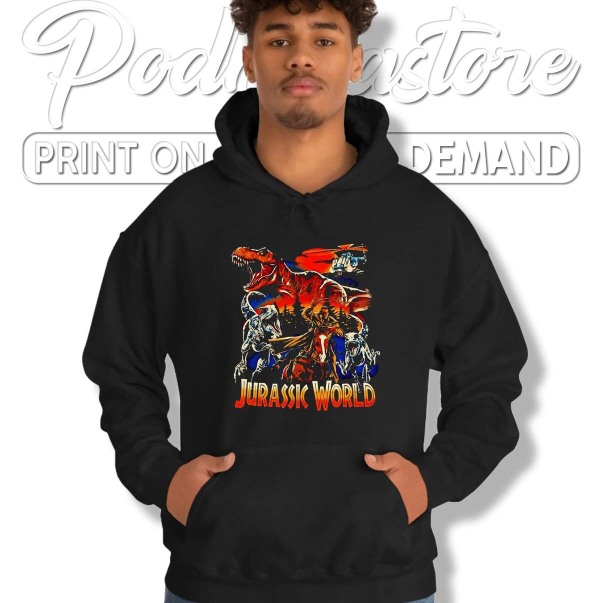 Jurassic World Dominion Graphic T-Shirt Dinosaur Movie Retro Fan Design Mens Jurassic World Dominion Graphic T-Shirt Dinosaur Movie Retro Fan Design Mens