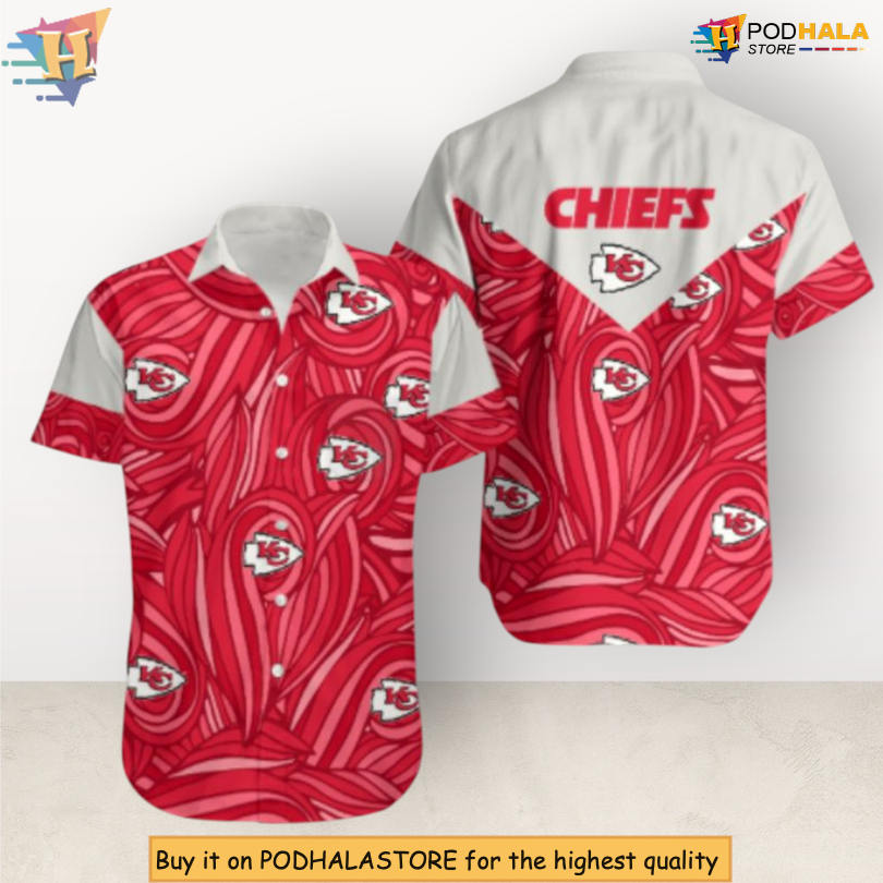 Kansas City Chiefs Personalized 3D Hawaiian Shirt, Summer Football Vacation Outfit