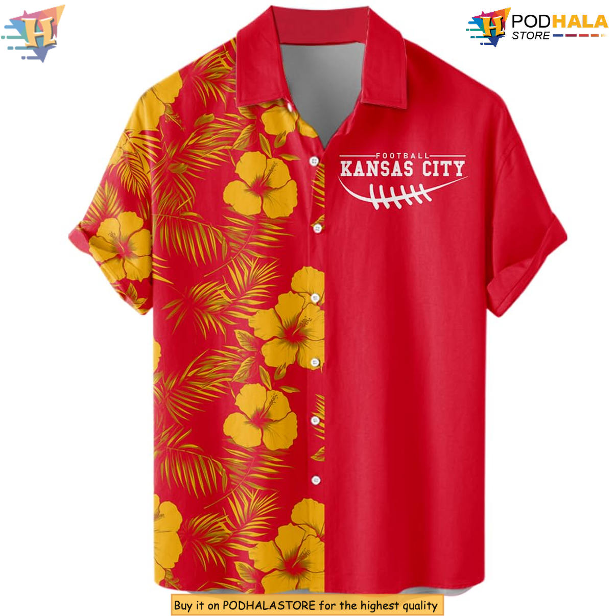 Kansas Floral Football Hawaiian Shirt 2026 Custom Name Number Fan Apparel Gear