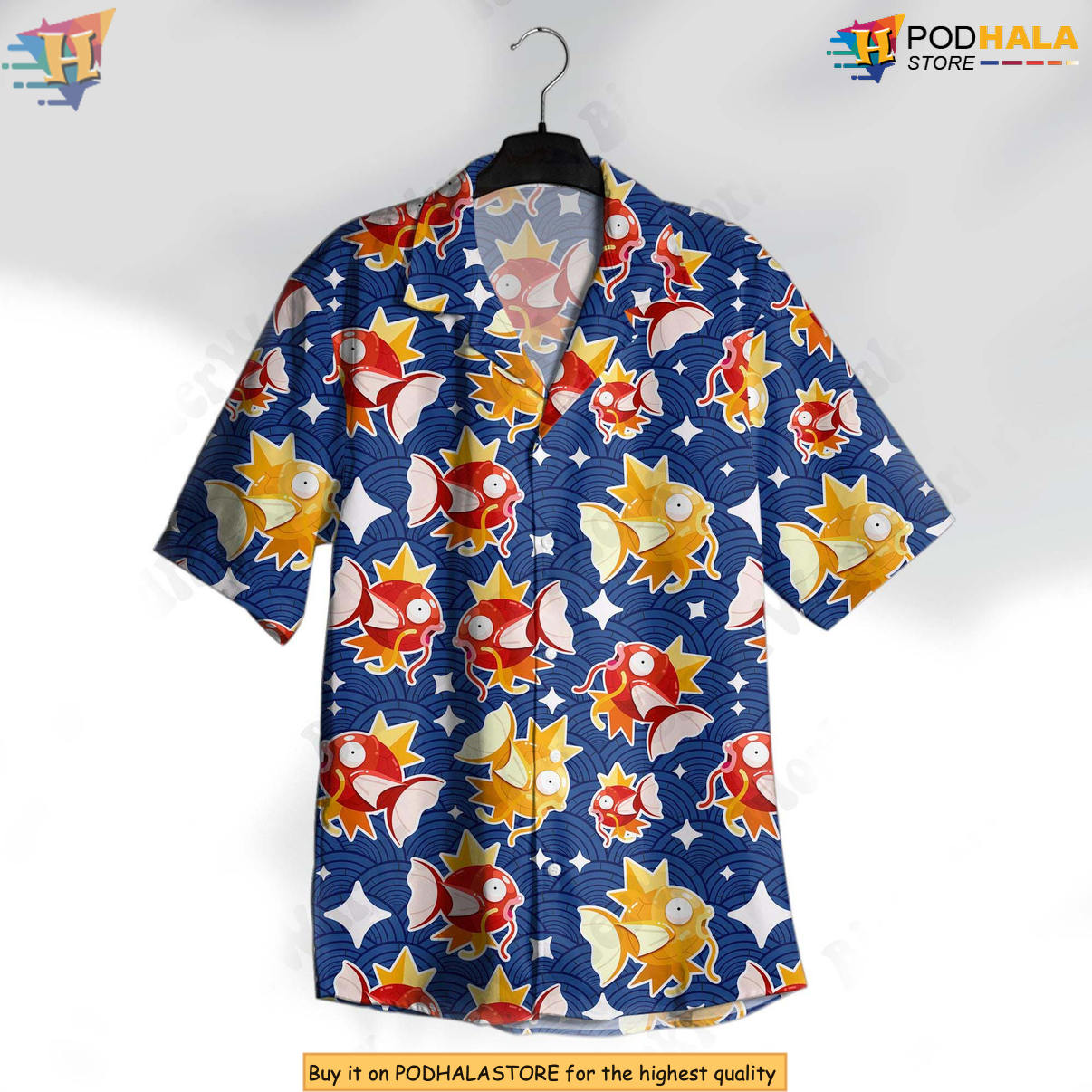 Karpy Koiking Anime Manga Hawaiian Shirt 2026 Splash Video Game Fan Apparel Gear