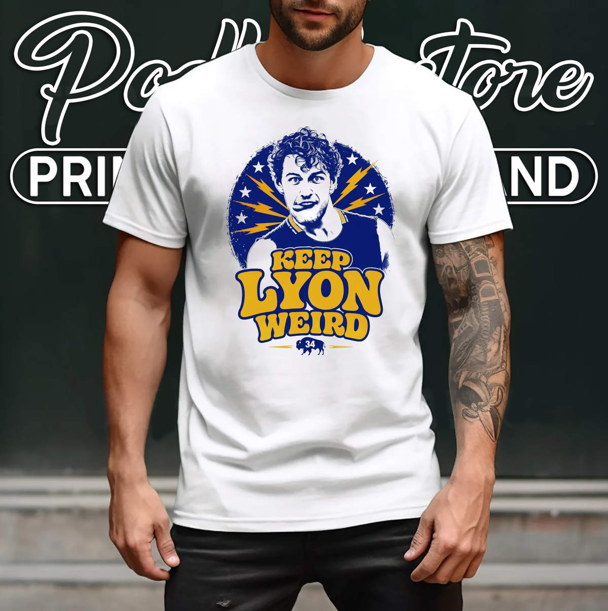 Keep Lyon Weird Alex Lyon 2026 Shirt Buffalo Sabres NHL Hockey Fan Graphic Art